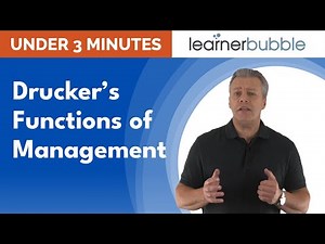 Drucker's Functions of Management