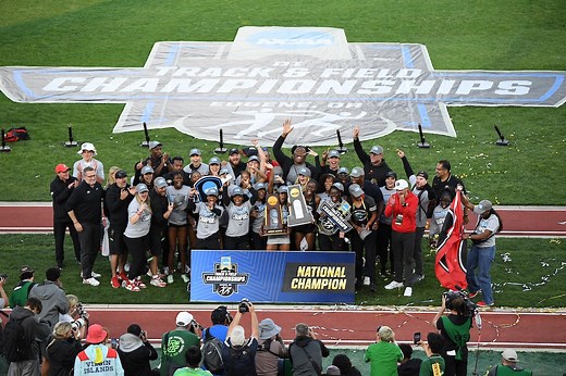 Georgia wins women's outdoor track and field title, Southern California, Texas A&M tie for men's title