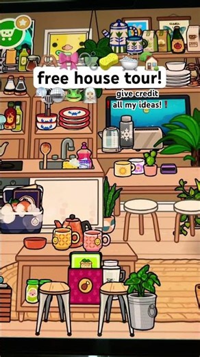 toca boca free house tour!🧖🏼‍♀️🐸🎐#tocaboca #aesthetic #tocafreehouse #tocahousetour #tocafreehacks