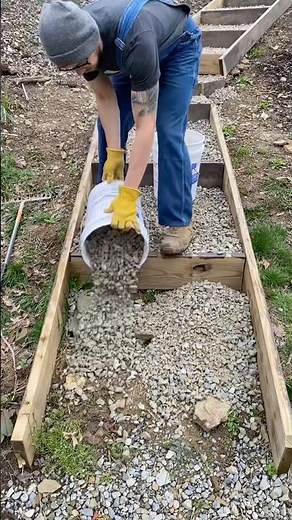 Building Hillside Stairs [Time-lapse] #landscaping