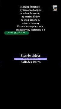 🎶Hira malagasy (misy tononkira): MANANA FINOANA - ROSSY