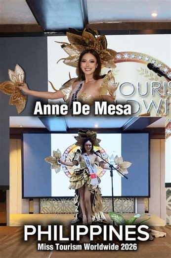 National Costume of Anne de Mesa for Miss Tourism Worldwide 2026 in Malaysia.