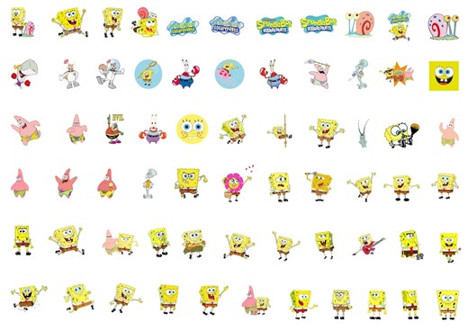 Digitales SVG PNG-Bundle | Spongebob svg | Cricut | Sofortdownload | Kinder Party Dekoration - Etsy.de