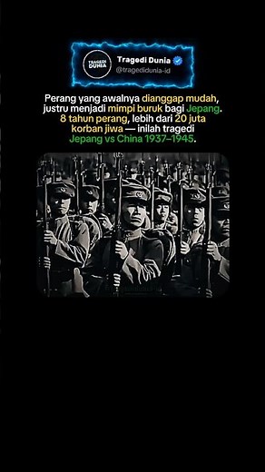 Jepang salah besar saat menyerang China pada tahun 1937-1945