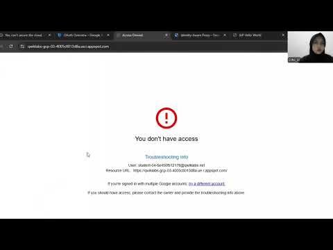 User Authentication: Identity - Aware Proxy