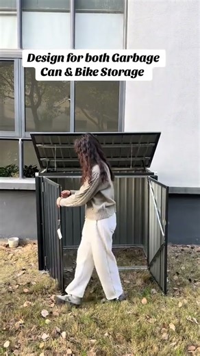 Say Goodbye to Messy Bins! Outdoor Trash Can Storage Shed Review