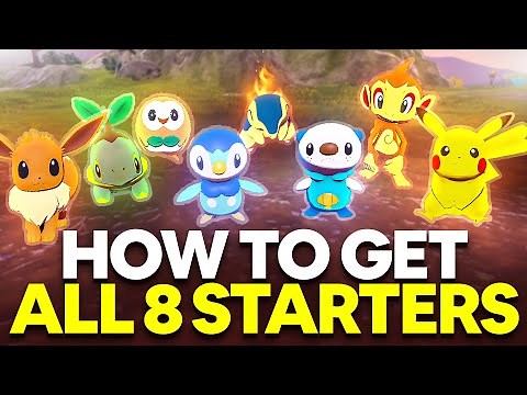 How To Get ALL 8 Starter Pokemon in Pokemon Legends Arceus