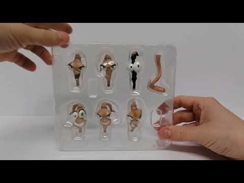 Earthworm Jim Premium DNA head pack unboxing Action figure accessories
