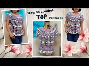 How to crochet TOP pattern #4