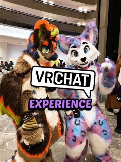 ✨🖥️Have Your Ever Played VRChat Before?? 🖥️✨ Shout-out to all my VRChat Furries! For those who have never played, VRChat is a FREE game where you can hang out with friends, watch movies, play games, and do so many things in beautiful worlds! You actually don't even need a VR headset to play, and you can meet so many amazing friends by playing! Not to mention to MASSIVE Furry scene you will find on there. Every night feels like a mini furry convention, and they even host massive events like Fur
