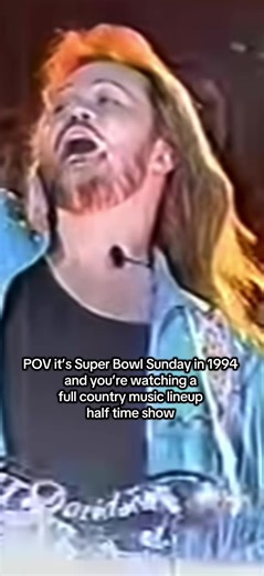 Super Bowl 28 in 1994 featured a matchup between the Dallas Cowboys and the Buffalo Bills. And it is the only Super Bowl halftime show that included an entire country music lineup in its history. Now rightfully called the Rockin Country Sunday, it included some of the biggest 90s country stars like Clint Black, Wynonna and Naomi, Judd, Travis Tritt and Tanya Tucker. Who would you wanna see in a country music halftime show line up today??👇 #countrymusic #halftimeshow #superbowl #country #travist