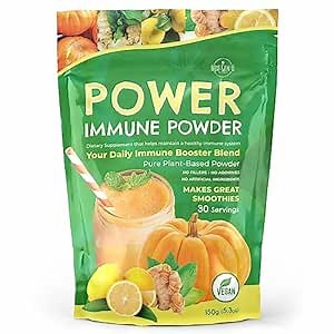 Immune Support - Supplement Powder 150g - Superfood Booster for Adults - Natural Immunity Defense - Daily Drink Mix for Women & Men - Plant Based, Vegan & Gluten Free Smoothie Boost by NextGenU