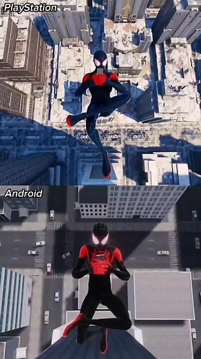 Spider-Man Miles Morales PS5 vs Android Comparison