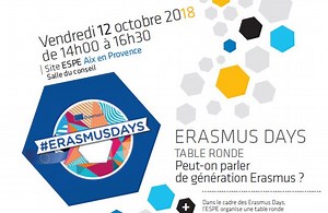 ERASMUS DAYS TABLE RONDE | Peut-on parler de génération Erasmus ?