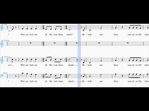 [Voice Part] Behold Our God - Tenor