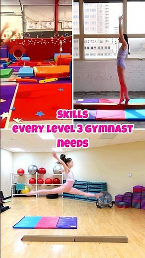 3 Skills Every Level 3 Gymnast Needs to MASTER 💥#shorts #gymnastlife #level3