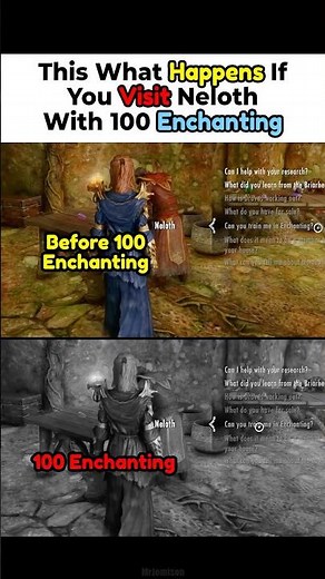 This Is What Happens If You Visit Neloth With 100 Enchanting - Skyrim