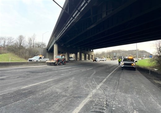 Major northern Kentucky interstate reopens after oil tanker overturns, catches fire