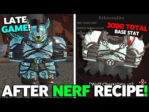 How To Make THE BEST LATE GAME Armor... in The Forge Roblox!