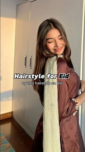 Hairstyle for Eid ✨ | Eid hairstyle tutorial | Try this hairstyle on Eid ✨ #eid #shorts #ytshorts
