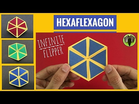 Infinite Flipper | Hexa-Flexagon - DIY Tutorial by Paper Folds - 684