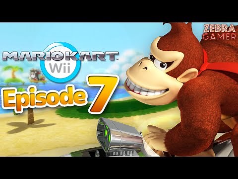 Mario Kart Wii Gameplay Walkthrough Part 7 - Donkey Kong! 100cc Shell Cup & Banana Cup!