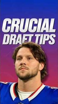 3 Tips to Win Your Fantasy Football Drafts 🏆🏈