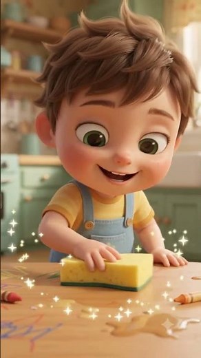 🎵 Clean It Up, Wash It Down! 🧽✨ | Kids Clean-Up Song | Good Habits Song for Kids #funtunekids
