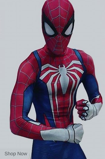 Marvel's Spider-Man 2 New Advanced Suit 2.0 Peter Parker Cosplay Costume #Takerlama #Spiderman