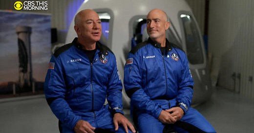 Jeff Bezos shares emotional moment aboard spacecraft in Gayle King interview