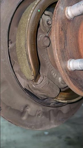GMC tahoe Rear wheel parking brake adjustment #auto #brakesystem