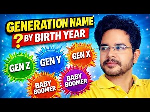 Every Generations name Explained in 3 Minutes | Gen Z, Gen X, Millennials & More #genz #genx #viral