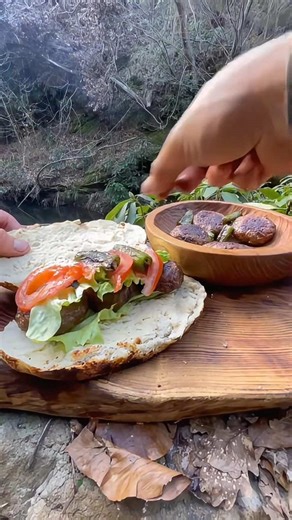 Outdoor Cooking Beef Recipe in the Forest