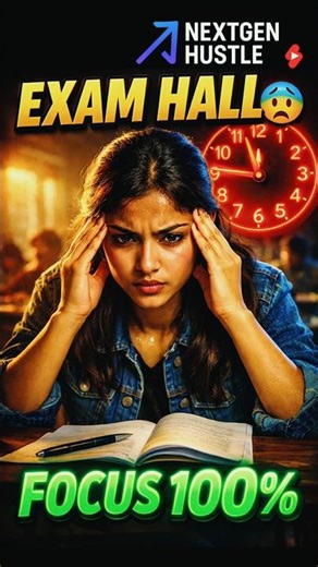 3 Tricks to Avoid Distraction in Exam Hall 🔥 Exam Hall Tips ! #examtips #studytips #shorts