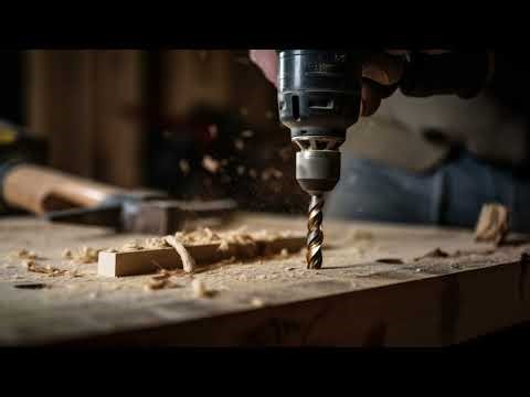 Sound of Drilling Through Wood - 1 min Sound Effect - Sound of the day