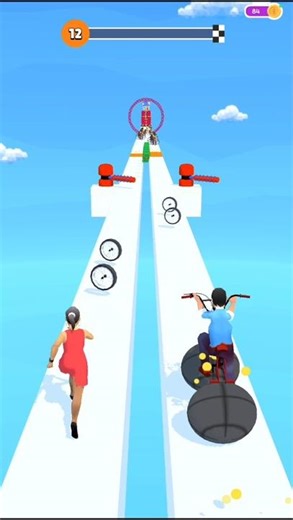 Couple Big Bike RunLevel-12#ytshorts#games#viral