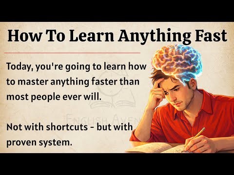 How to Learn Anything Fast || Graded Reader || Improve Your English Fluency ✅️