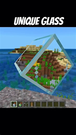 UNIQUE GLASS IN MINECRAFT