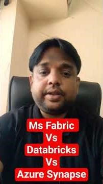 MS Fabric Vs Databricks Vs Azure Synaps. Which is best to Learn. #azuresynapse #datafactory #azure