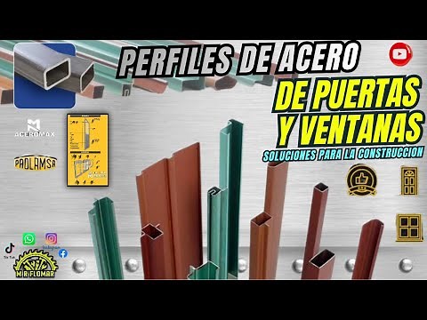 Profiles for Wrought Iron Doors and Windows ||• ➡️ Metal Projects 🏗️ ||•🗜️ Basic Profiles