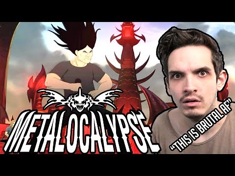 Metal Musician Reacts to Metalocalypse (Metal Cartoon Show)