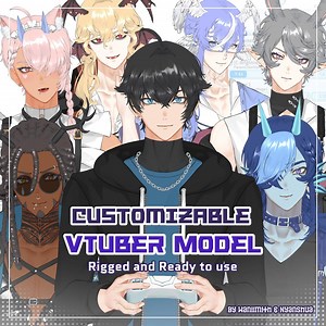 Customizable Live2d Vtuber Model - Premade Fullbody & Ready to Use - Etsy