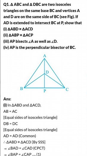 maths triangle class 9th