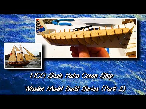Wooden ship model build 1:100 Scale (Part - 2 The Keel The Bulkheads the Main Deck and the Rudder)