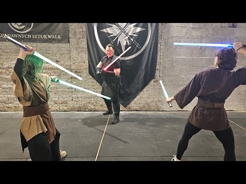 ataru + darth exam - #lightsaber practice at SaberArts