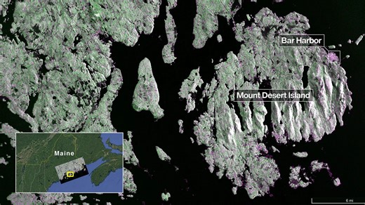 First radar image of Earth returned by NASA’s NISAR mission shows Maine's coast