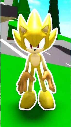 Roblox, But SUPER SONIC Can't Touch The Color Yellow
