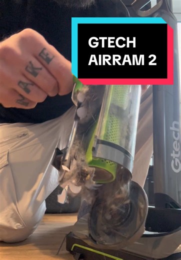 This thing is an absolute BEAST Gtech AirRam MK2 #vacuumcleaner #vacuumcleaning #vacuumlines #vacuumasmr #tiktokmademebuyit