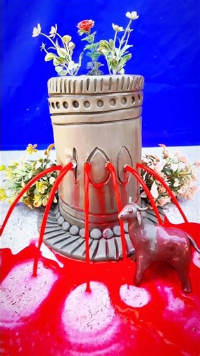 mitti clay arts#mittial amazing miniature clay water house# trendingshorts#mitti#handmade shortvideo