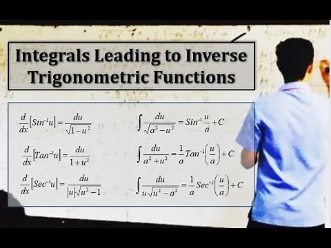 Integrals Leading to Inverse Trigonometric Functions